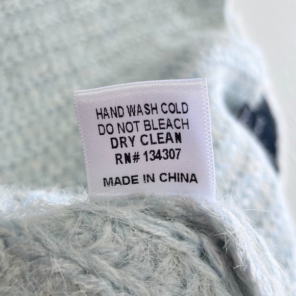 New Lumiere Bell Sleeve Boat Neck Soft Knit Sweater Light Blue Size Large - Picture 14 of 14